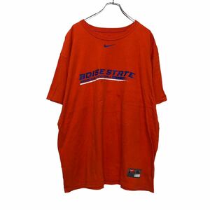 NIKE 半袖 プリント Tシャツ XL オレンジ ナイキ スポーツ ビッグサイズ NFL ブロンコス 古着卸 アメリカ仕入 a508-5254