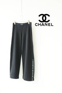 CHANEL シャネル スポーツ サイドラインロゴ スウェット パンツ size36 P23164 V01521 0719594