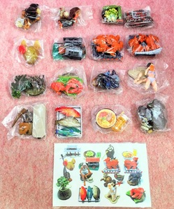 送510円～ フルコンプ! 海洋堂「沖縄物産展」フルカラー フィギュア シークレット含む 16種 まとめて セット　ミニチュア サッポロビール