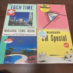 大瀧詠一　アナログ盤LPレコード4枚セット EACH TIME ソングブック