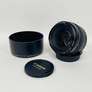 1円~【動作未確認】キャノン Canon LENS EF 50mm 1:1.4 一眼カメラ用 単焦点レンズ 標準レンズ 付属品あり J152862