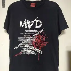 MAD スパイダー英字プリントTシャツ