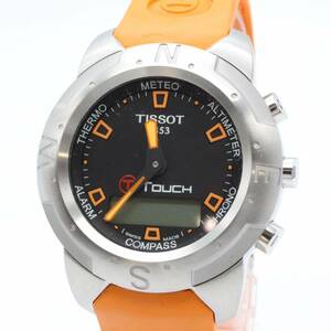 【TISSOT ティソ】 1853 Tタッチ T-TOUCH Z251 351-1 デジアナ クオーツ/QZ メンズ 腕時計 付属品あり