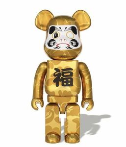 ◎ 新品未開封　2023　NEW YEAR BE@RBRICK DARUMA 1000% 　達磨 金メッキ　A BATHING APE　BE@RBRICK BAPE(R) 　ベアブリック　◎