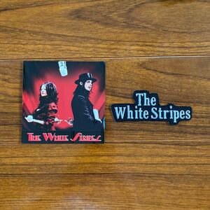 the white stripes ホワイトストライプス　ステッカー　ワッペン　シール　ジャックホワイト　メグホワイト　リメイク　カスタム