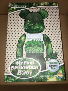 MY FIRST BE@RBRICK B@BY forest green 100%&400% 新品未開封 ベアブリック 正規品 メディコムトイ medicom toy