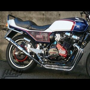 プリティー製 CBX400F 極 タイプ１ 4-2-1 マフラー　メッキ