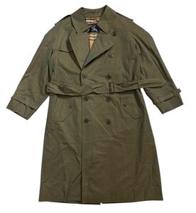 90s 未着用 ■ Burberrys BURBERRY バーバリー ■ 玉虫色 裏地ノバチェック柄 トレンチコート 94-175