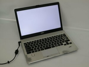 ジャンク品 ノートPC 13.3型ワイド FUJITSU LIFEBOOK S935/K FMVS03004 Core i5第5世代 メモリ2GB HDD無 USB 3.0対応 起動確認済 代引き可