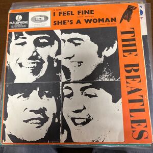 【The Beatles】I feel fine　スウェーデン盤7インチ　PS付き