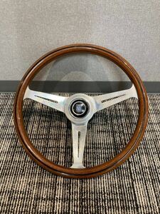 ④NARDI ナルディ TORINO ハンドル クラシック ステアリング ウッドステアリング 旧車 当時物 本体　直径約36センチ　