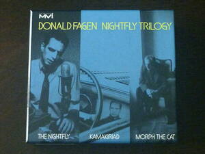 【即決 7枚組BOX】ドナルド・フェイゲン／NIGHTFLY TRILOGY（3MVI DVD+4CD）♪美品 送料無料 Steely Dan Donald Fagen