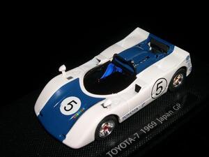 EBBRO 1/43 665 TOYOTA 7 JAPAN GP 1969 #5 White/DarkBlue