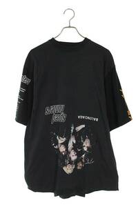 バレンシアガ BALENCIAGA 22SS 698811 TMVC9 サイズ:2 スピードハンターズアップサイドダウンTシャツ 中古 SB01