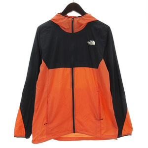 ザノースフェイス THE NORTH FACE Anytime Wind Hoodie パーカー ナイロン アウトドアウェア オレンジ M 240729E メンズ