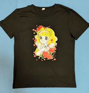 お値下げ★新品★可愛い女の子の黒色半袖Ｔシャツ　Lサイズ