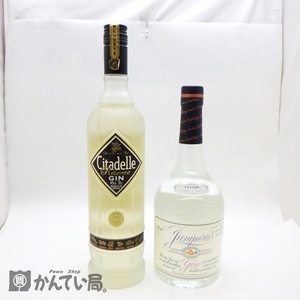 A24-2319【2本セット】Citadelle シタデル シタデール ジン レゼルヴ　44％　700ml　旧ボトル/Junipero ジュニペロ　49％　750ml　古酒