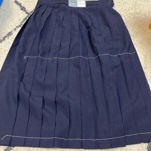 新品 スカート 制服 紺 ネイビー 66-63学生服 TOABOコスプレ プリーツ 中学 高校 JK 