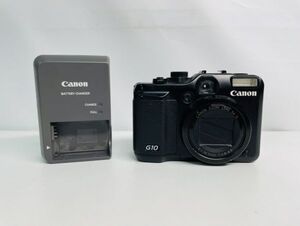 【動作未確認】Canon キャノン PowerShot パワーショット G10 ブラック コンパクトデジタルカメラ バッテリー 充電器付 HI53