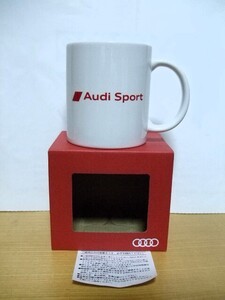 ★激安★即決★非売品★新品★Audi Sport★アウディスポーツ★陶器製★マグカップ★ホワイト★ノベルティ★送料６６０円★