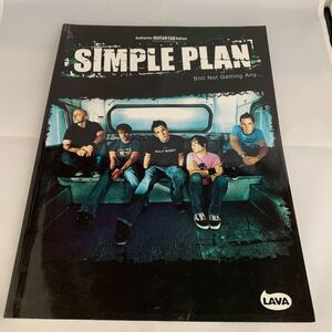 Simple Plan: Still Not Getting Any/ Authentic Guitar-Tab Edition 洋書　ギタータブ譜　中古　シンプルプラン