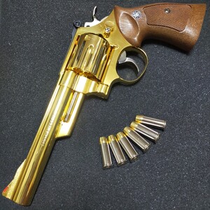 【SMG規格品】 コクサイ S&W M29 .44 MAGNUM 24K フルメッキ 鏡面仕上げモデル 【金属モデルガン】