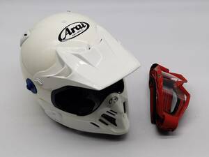 Arai アライ MX-III ホワイト MX-3 フルフェイスヘルメット XLサイズ