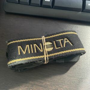 【送料無料】ミノルタ MINOLTA PHOTO ストラップ 黒色