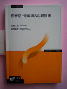 ’１３　思春期・青年期の心理臨床　放送大学テキスト　佐藤仁美他共著★ポスト便