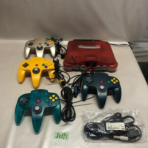 (J1391)NINTENDO 64ニンテンドー NUS-001 +コントローラー 4個