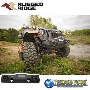 [Rugged Ridge ラギッドリッジ] XHD フロントバンパー ウインチマウント付き Jeep Wrangler ジープ ラングラー JK / PARTS # 11540.10