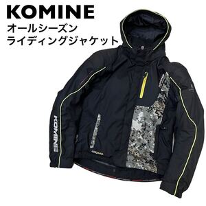 【美品】コミネ　KOMINE オールシーズンライディングジャケット　プロテクター