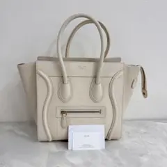 正規品　セリーヌ ラゲージマイクロショッパー celine アイボリー