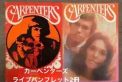 カーペンターズ　carpenters ライブパンフレット　ツアーパンフ　初来日