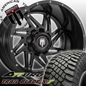 20x12J ハマーH3 FJクルーザー AMERICAN TRUXX AT165 20インチマッドタイヤホイール ATTURO TRAIL BLADE XT 265/50R20 275/55R20 285/55R20