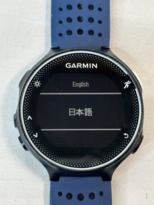 Y-3-11215-UF10-GARMIN ガーミン-ForeAthlete 230J スマートウォッチ ラバー ブルー-通電動作確認済