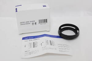 【極美品 返品保証】 【元箱付き】カールツァイス Carl Zeiss 1:2/50 1:2/35 Lens Shade レンズシェード v7877