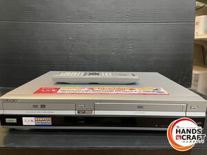 ▼【ジャンク】SONY VHS＆DVDプレイヤー RDR-VX35 2006年製 リモコン有 VHSの出入・DVDトレー難あり