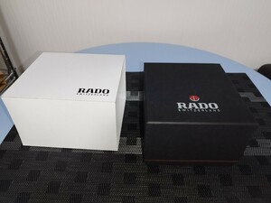 RADO ラドー 未使用腕時計ボックス 内箱難有り オープンギャラ・冊子・ギャラケース・布付属 ウォッチケース 長期保管品 腕時計 送料無料