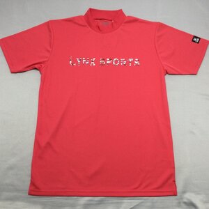 【送料無料】【新品】Lynx メンズ半袖Tシャツ（接触冷感素材 ハイネック 吸汗速乾 UVカット）　 3L 　　ピンク★32202