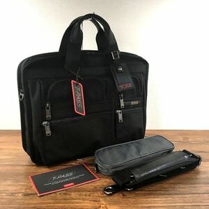 ☆送料無料☆ 未使用品 TUMI ビジネスバッグ 0263516D4 ブラック バリスティックナイロン 7