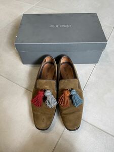 ジミーチュウ JIMMY CHOO メンズレザーシューズ 39 スリッポン カモフラ sloan スローン スニーカー 革靴