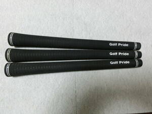 ★GOLF PRIDE/ツアーベルベットラバー/M60X/BL有/3本/綺麗★R43