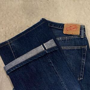 【旧ドゥニーム】90s DENIME BIGEモデル 紙パッチ デニムパンツ ジーンズ 日本製 W33 赤タブ セルビッチ 赤耳 レプリカ vintage 復刻 希少