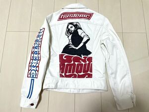 80s 90s レア 初期 HYSTERIC GLAMOUR ヒステリックグラマー ヴィクセンガール Gジャン ホワイトデニム ヴィンテージ Tシャツ 希少 NO69987