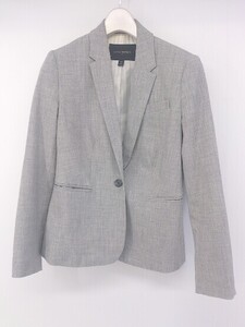 ◇ BANANA REPUBLIC バナナリパブリック 裏地 1B 長袖 ジャケット サイズ00 グレー系 レディース E