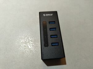 USB ハブ ( HUB ) USB3.0 4ポート セルフパワー アルミ 筐体