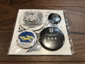 UNISON SQUARE GARDEN PROGRAM15th 缶バッジセット 新品未開封 グッズ プログラム15 缶バッチ