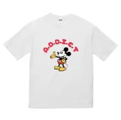 【未使用】A.D.D.I.C.T ADDICT Mickey Arc LogoT