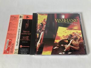 美品 見本 帯付 ウォレント WARRANT ウルトラ・フォービック ULTRAPHOBIC プロモ盤